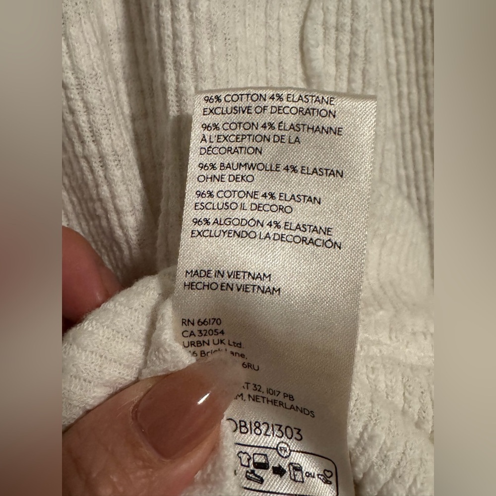 We the Free Ribbed Quarter Zip Sweater - Picture 5 of 5